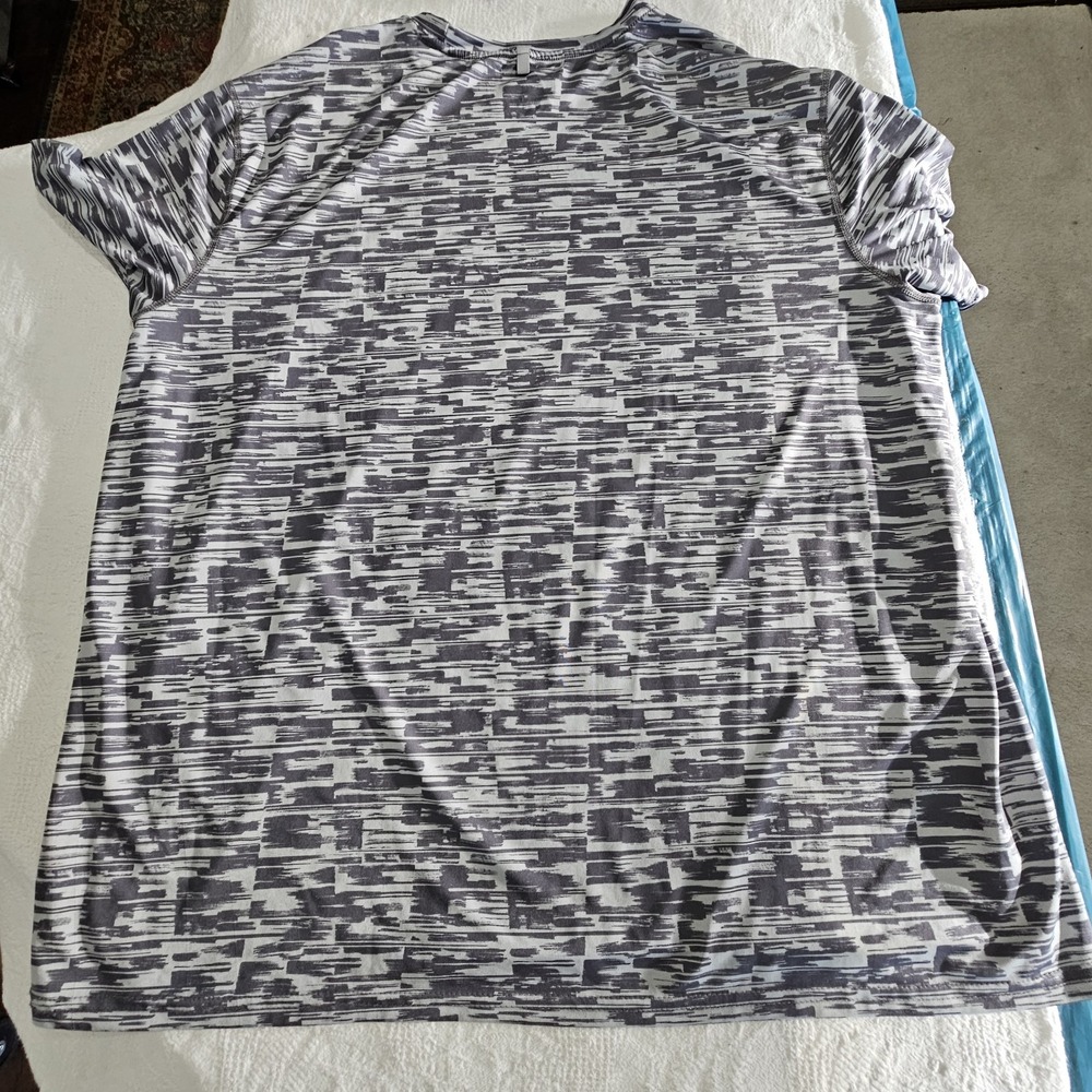 Russell Athletic Men's 2XL Dri-Power 360 Performance Shirt Gray Black Training
